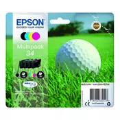 Komplet 4 kartuš Epson 34 / C13T34664010 - črna, cyan, magenta, rumena