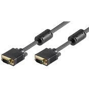 Video kabel Logo SVGA (D-sub) moški–moški - 3 m, črn, razprodaja