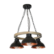 Luster na lancu HAKON 3xE27/60W/230V