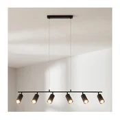 Brilagi - Luster na sajli SELE 6xGU10/30W/230V crni