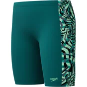Speedo digital allover panel jammer green 116cm