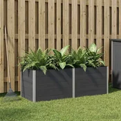 vidaXL vidaXL Vrtna visoka greda Črna 250 x 100 x 91 cm, (5000287781)