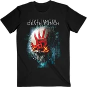 Five Finger Death Punch Interface Skull Black L Majica