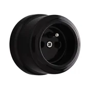 Elhard - Keramicka retro kucna uticnica 230 V crna