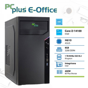PCplus e-Office i3-14100 16GB 1TB NVMe SSD stolno računalo