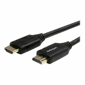 StarTech.com 1m 3 ft Premium High Speed HDMI Cable with Ethernet - 4K 60Hz - Premium Certified HDMI Cable - HDMI 2.0 - 30AWG (HDMM1MP) - HDMI with Ethernet cable - 1 m