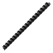 Spirala za plastičnu futrolu, crna, 12 mm, 15 komada DEL03836/15