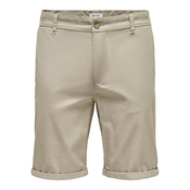 Only & Sons Chino hlace Peter Dobby, taupe siva