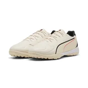 PUMA KING 20 MATCH TT Football Boots Unisex, Sport, Sugared Almond/Black/Ultra Red, 40.5