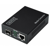 Digitus Professional Konvetor medija Digitus DN-82130 SFP, 10/100/1000Base-T u SFP Open Slot, uklj. PSU bez SFP modula 1000 MBit/s
