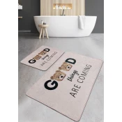 Lessentiel Maison Kupatilski otirac Things, 2 komada, Bež