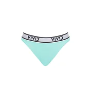 VIVID Bikini hlačke Mix&Match neonsko modra/črna/bela