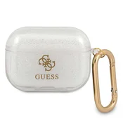 Ovitek za AirPods Pro Guess GUAPUCG4GT Glitter, prozoren