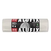 VREČE ZA SMETI PROFESSIONAL 160l 90x110cm 10/1 PROZORNE, ALUFIX | Topdom
