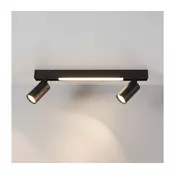 Brilagi - LED spot svetiljka SELE 2xGU10/30W/230V + LED/15W crna
