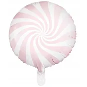 Folija balon v obliki sladkarij, 45 cm, svetlo roza, 1 kos.