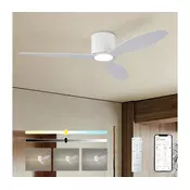 ZEVENTI - LED plafonski ventilator VENTORA LED/24W/230V Wi-Fi Tuya bela + daljinski upravljac