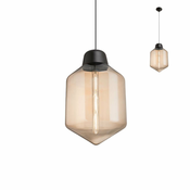 Redo 01-1772 - Luster na sajli AMNO 1xE27/42W/230V precnika 26 cm bež