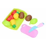 Set za rezano voće sa pladnjem 21x14 cm