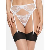 Bluebella Pasek za nogavice Lingerie  bela