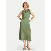 Swing Cocktail obleka 5AK04900 Zelena Regular Fit