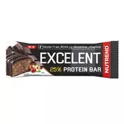 NUTREND Excelent proteinska plocica s okusom cokolade i orašastih plodova 25% 30 x 40 g