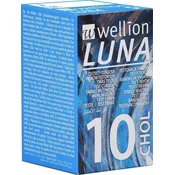 Wellion Luna merilni lističi za za holesterol (10 lističev)