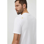 Pamucna majica Desigual za muškarce, boja: bijela, bez uzorka