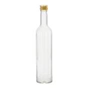 Steklena steklenica Kristal 0,5l s plastičnim zapiralom fi 28mm 67176