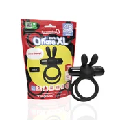 The Screaming O 4B Ohare XL Black - Silicone Rabbit Ring, Waterproof TS100C