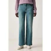 Guess Jeans kavbojke s širokimi hlačnicami ženske