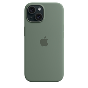 Maskica Apple iPhone 15 Silicone Case with MagSafe Green