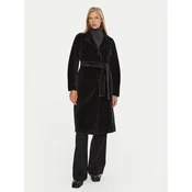 Marella Volneni plašč Ofanto 2423016112 Črna Regular Fit