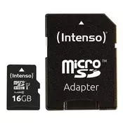 INTENSO 16GB microSDXC UHS-I Class 10 Premium spominska kartica