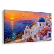 Slika modra kupola nad morjem - 60x40