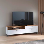 Hom`in TV-ELEMENT bela, barve hrasta