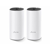 TP LINK Wi-Fi Whole-Home Mesh AC1200 Dual-Band 300/867Mbps(2.4/5GHz)/ 2x GLAN/ 2x antene - DECO M4 (2-PACK)