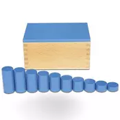 MONTESSORI Kutija sa cilindrom plava