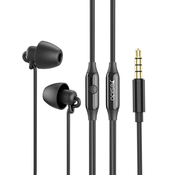 Yesido - Stereo slušalke (YH29) - Jack 3,5 mm z mikrofonom, 1,2 m - črne