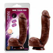 Dildo Chisa Novelties Real Touch XXX Hard On, 20 cm, smeđi