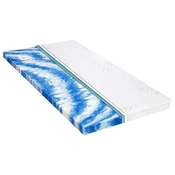 Vidaxl Nadvzmetnica 90x200 cm pena z gelom 7 cm