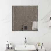 vidaXL LED kopalniško ogledalo Transparentno 60 x 60 cm kaljeno steklo