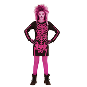 KOSTUM Kostur, Skeleton Girl Pink, 11-13 let