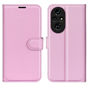 Etui Litchi za Honor 200 Pro - roza