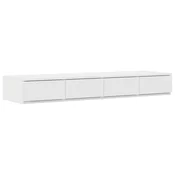 Ladice za krevet Bijelo 120 x 36,5 x 16,5 cm Konstruirano drvo