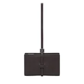 Calvin Klein Denarnica Emblem Hw Pebble Wallet On Strap LV04F1130G Rjava
