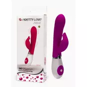 Pretty Love Felix silikonski vibrator sa klit stimulatorom D0736