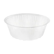 shumee Plastične sklede PS 3000 ml prozorne 10 kosov 04-52