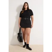 Trendyol Curve Ženska bluza Tbbss26Af00032, Crna