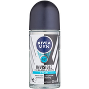 Nivea Men Invisible Black & White roll-on antiperspirant za muškarce 50 ml